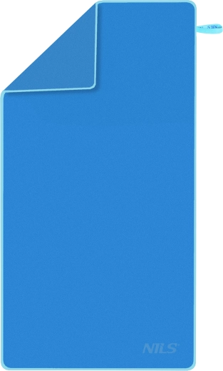 Serviette en microfibre NILS à séchage rapide, bleue