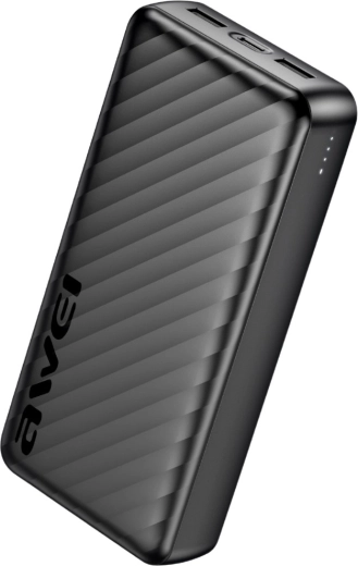 Powerbank Awei 20000 mAh P6K Pro 2× USB-A/USB-C - 1 pièce
