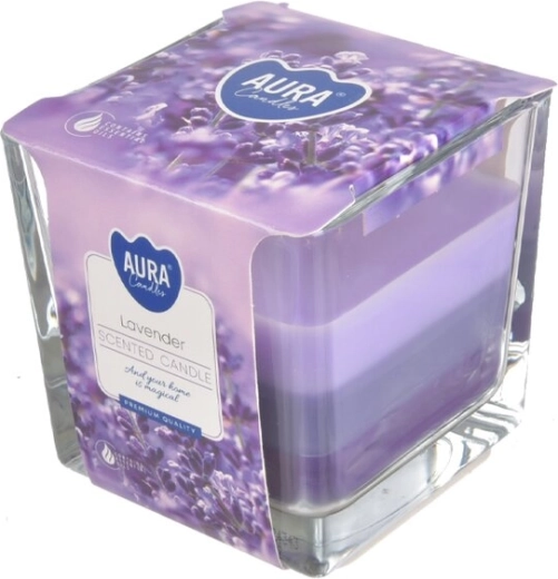Bougie parfumée en verre au parfum de lavande 170 g