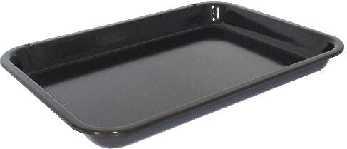 Plat à rôtir émaillé 44,5 × 32,5 × 4 cm, noir