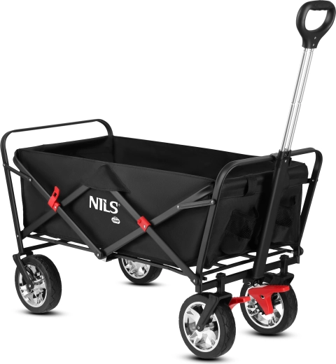 Chariot de camping pliable Nils Camp noir