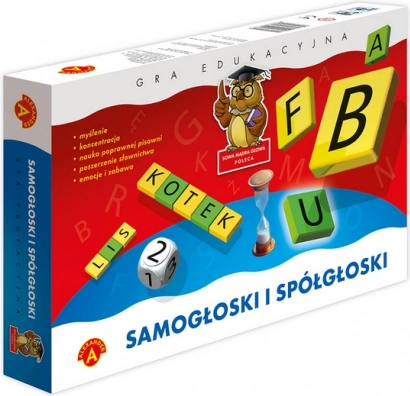 Jeu éducatif Alexander - Chouette sage - Voyelles et consonnes