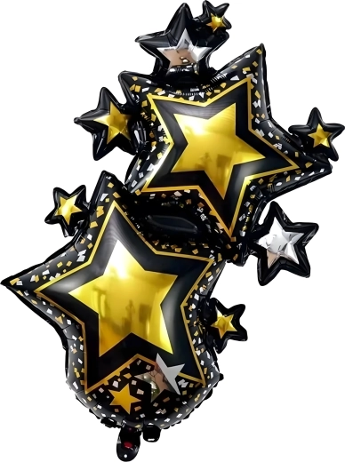 Set de ballons d’anniversaire Happy Birthday, grands, 5 pcs