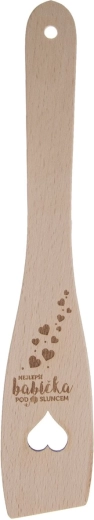 Spatule plate en bois 30 cm – Meilleure grand-mère