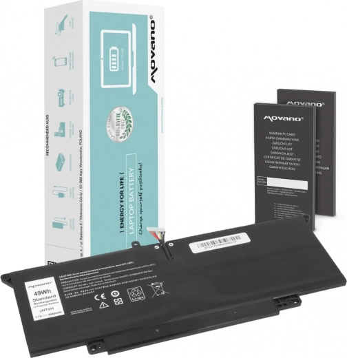 Batterie Movano JHT2H pour Dell Latitude 7410 2-en-1 et 7310 2-en-1 (49 Wh)
