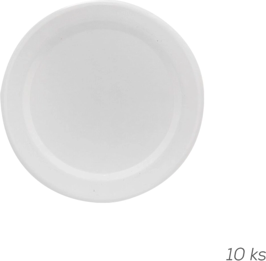 Couvercles métalliques blancs à visser TO 58 (10 pcs)