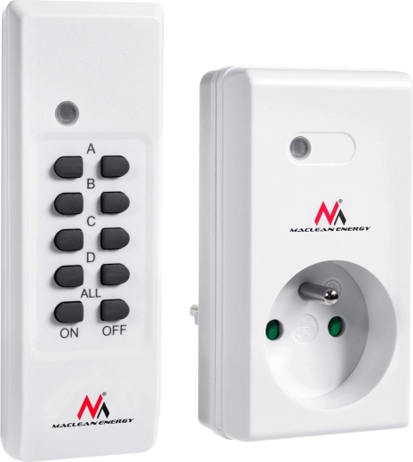 Prise télécommandée programmable Maclean MCE151 avec télécommande