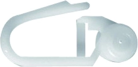 Coulisseaux pour rideaux en plastique, lot de 25 pièces