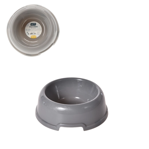 Gamelle grise pour animaux 15,5 cm - 1 pièce