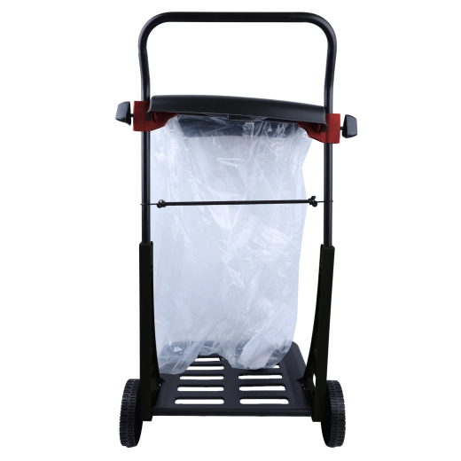 Chariot de jardin pour feuilles et sacs à déchets de 80 l
