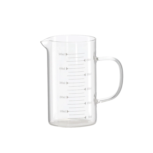 Pichet doseur en verre 0,5 l