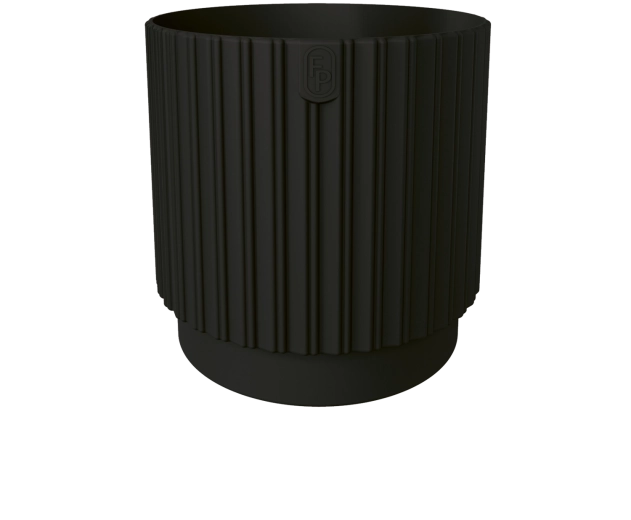 Cache-pot MIKA Cyli Petit ECO Recycled 18 cm noir