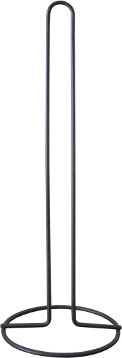 Porte-papier toilette autoportant 43 cm – acier noir