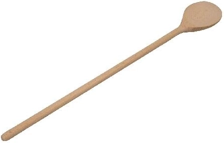 Cuillère en bois ronde 25 cm