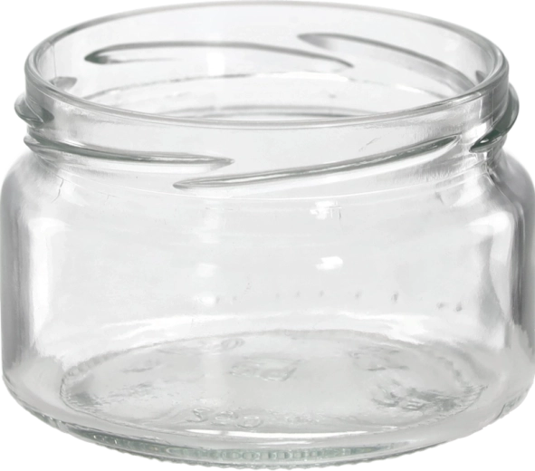 Bocal en verre 250 ml à large ouverture 82 mm pour la mise en conserve et le stockage des aliments