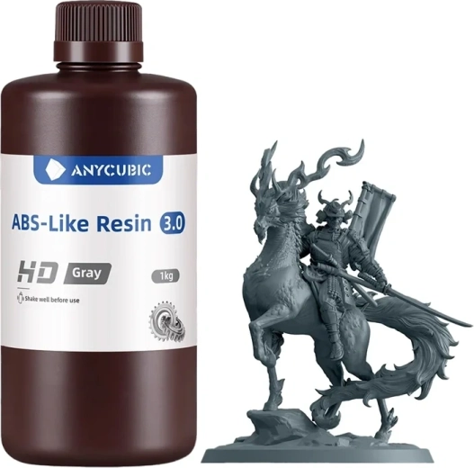 Résine Anycubic ABS-Like 3.0 grise - 1 pièce
