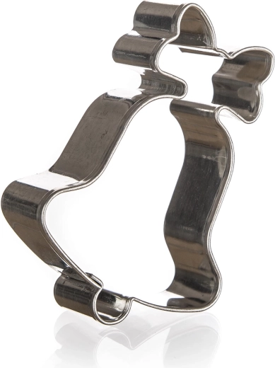 Emporte-pièce pour biscuits Culinaria cloche avec nœud 4,5 × 6 × 1,6 cm
