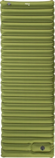 Matelas de randonnée gonflable avec pompe intégrée NILS Camp, vert