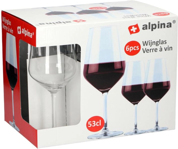 Verres à vin rouge Alpina 530 ml (6 pcs)