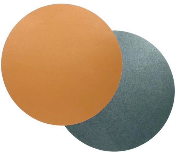 Set de table bicolore TORO 38 cm marron/noir