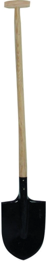 Bêche pointue avec manche en T 90 cm