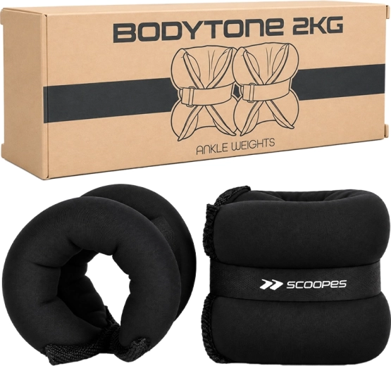 Poids pour poignets BodyTone 2 kg noirs
