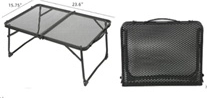 Table de camping pliante Flip basse 60 noire