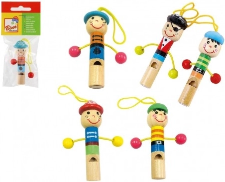 Sifflet en bois bonhomme