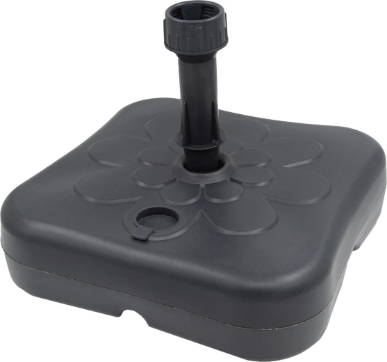 Socle pour parasol anthracite en plastique 12 l