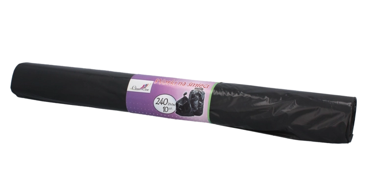 Sacs poubelle extra résistants 240 l, noirs, 10 pcs