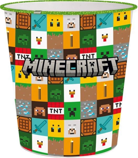 Poubelle en plastique MINECRAFT 5 l
