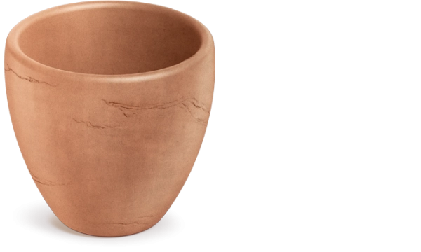 Pot de fleurs Cano 40 cm terracotta