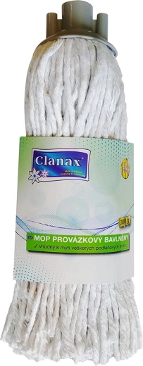 Tête de mop de rechange en coton 300 g avec filetage grossier