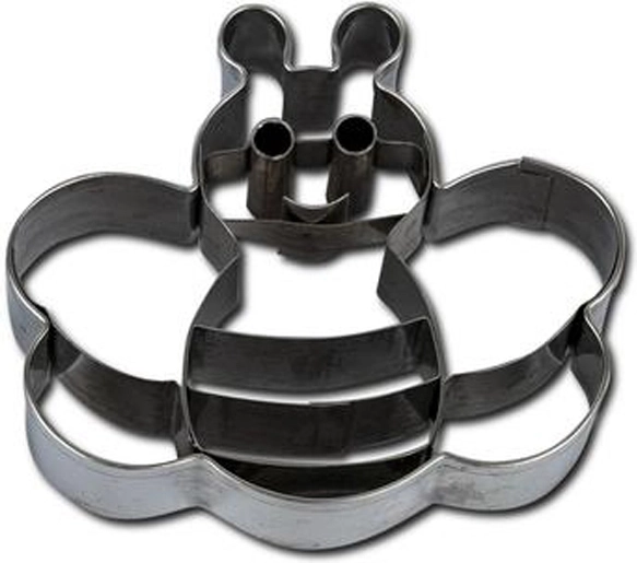 Emporte-pièce à biscuits – abeille, 7–8 cm, argenté