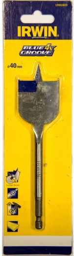 Foret plat pour bois 40 mm IRWIN Blue Groove