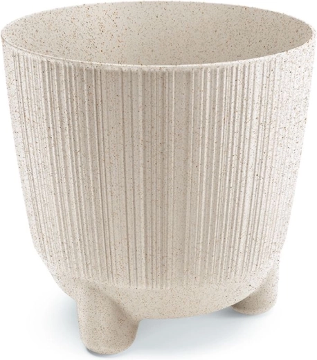 Pot de fleurs RYFO ECO WOOD 19,5 cm blanc