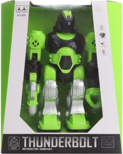 Robot vert à piles