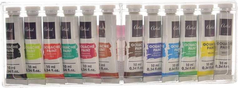 Peintures acryliques en set 12 × 10 cm