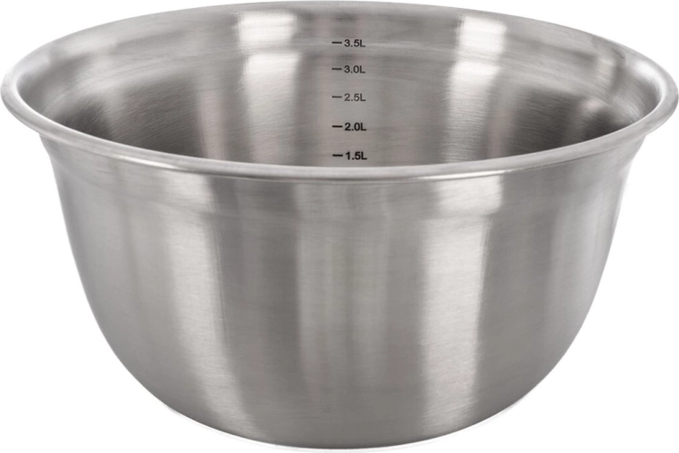 Bol en acier inoxydable 26 cm avec graduations