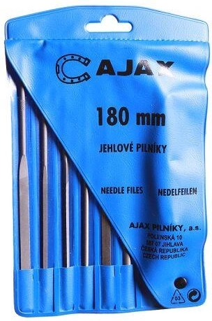 Jeu de limes aiguilles 180 mm, 6 pièces