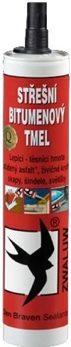 Mastic bitumineux pour toiture Den Braven 280 ml