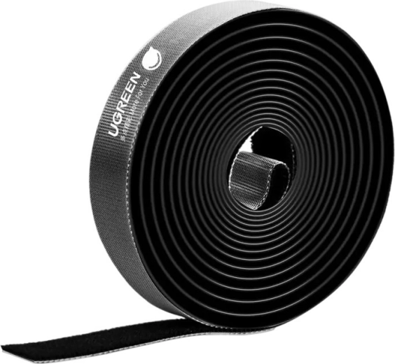 UGREEN LP124 organiseur de câbles – bande Velcro 2 m noire