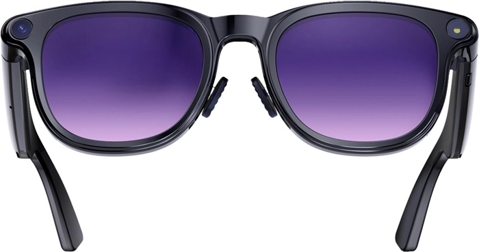 Lunettes de soleil intelligentes Colmi A2 avec IA, caméra et verres violets