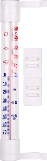 Thermomètre extérieur autocollant 28 × 230 mm