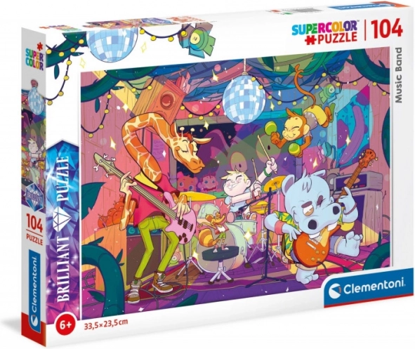Puzzle Brilliant Groupe de Musique 104 pièces