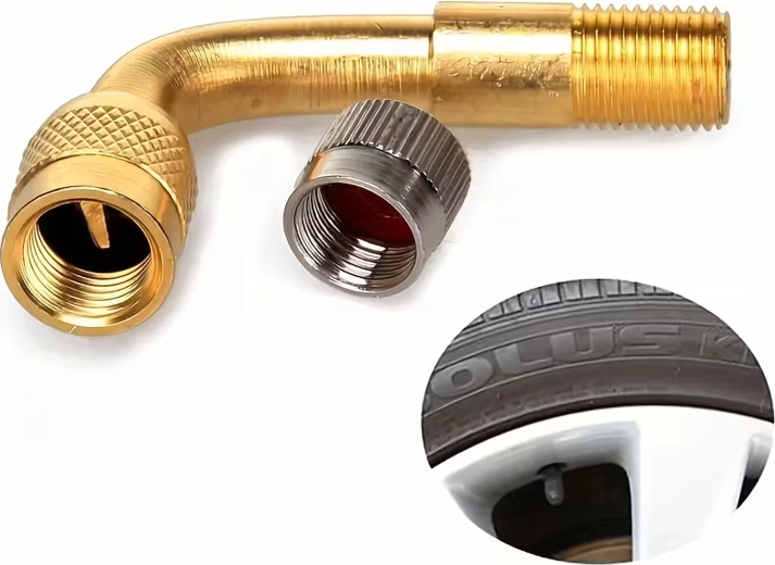 Rallonge de valve métallique coudée 90° – lot de 100 pièces