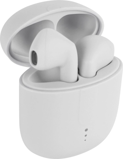 Écouteurs Bluetooth sans fil Setty TWS-0 avec boîtier de charge, blancs