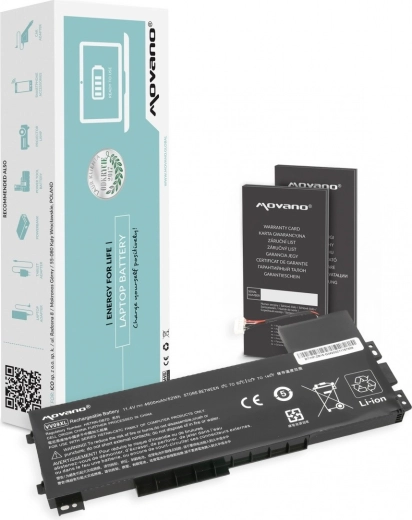 Batterie Movano VV09XL pour HP ZBook 15 G3 / 15 G4 (52 Wh, 4600 mAh)