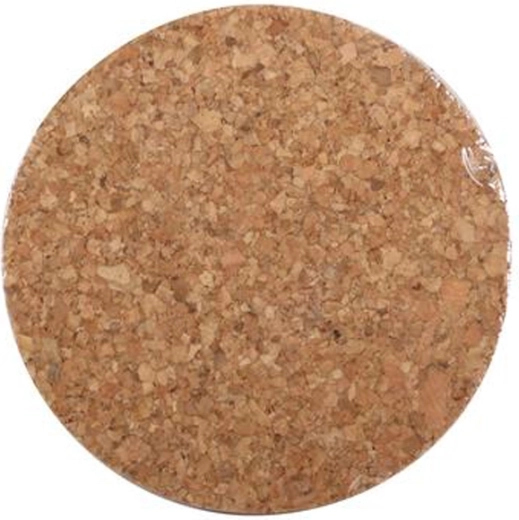 Sous-verres en liège TORO, lot de 6 pcs, diamètre 9,5 cm