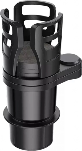 Porte-gobelet universel 2-en-1 pivotant pour voiture avec réglage de diamètre